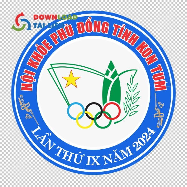 Tải Logo Hội Khỏe Phù Đổng PNG, PS, AI Tách Nền Miễn Phí Mẫu Logo Hội Khỏe Phù Đổng Tỉnh Kon Tum Lần Thứ IX Năm 2024