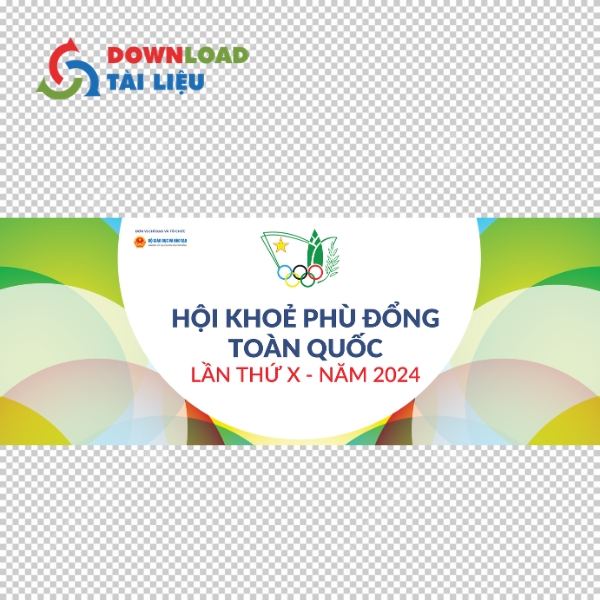 Tải Logo Hội Khỏe Phù Đổng PNG, PS, AI Tách Nền Miễn Phí Mẫu Banner Sử Dụng Logo Hội Khỏe Phù Đổng Toàn Quốc Lần Thứ X - Năm 2024