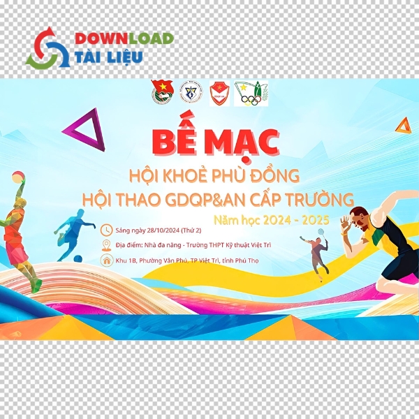 Tải Logo Hội Khỏe Phù Đổng PNG, PS, AI Tách Nền Miễn Phí Mẫu Hội Khỏe Phù Đổng Logo Được Sử Dụng Trong Banner Sự Kiện
