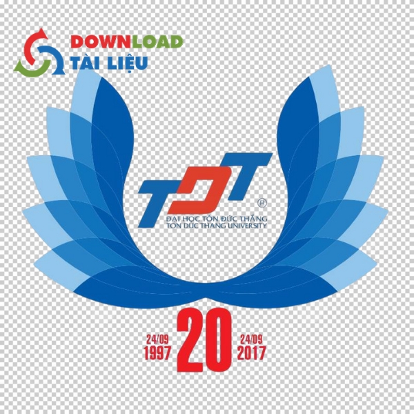 Tải Logo Tôn Đức Thắng (TDTU) PNG, JPG, AI, EPS Tách Nền Mẫu Logo Tôn Đức Thắng University Kỷ Niệm 20 Năm