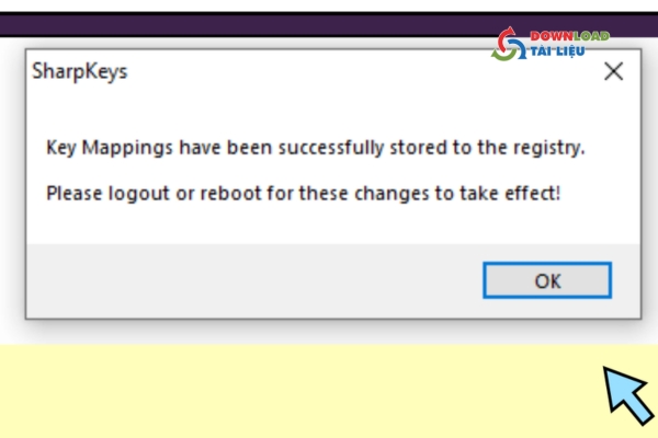 Giao Diện Cài Đặt Sau Khi Tải Phần Mềm SharpKeys