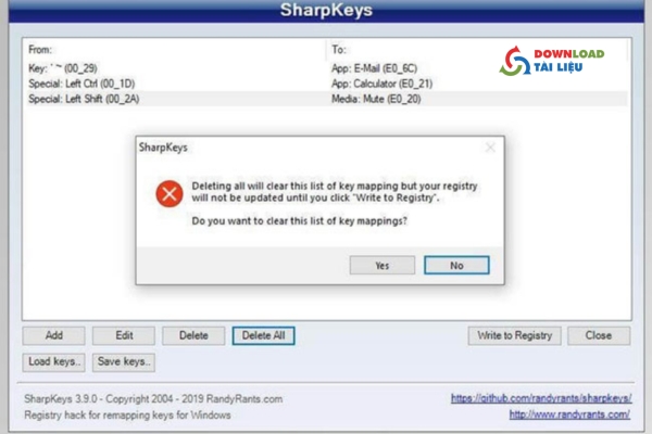 Link Tải Phần Mềm SharpKeys Chính Thức An Toàn