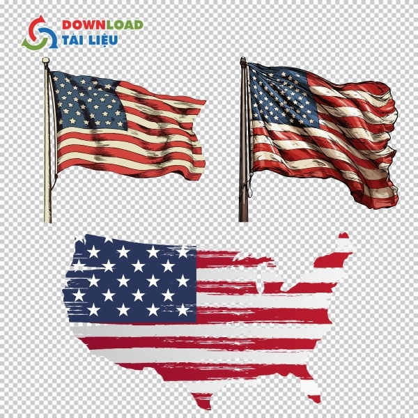 Mẫu cờ Mỹ vector