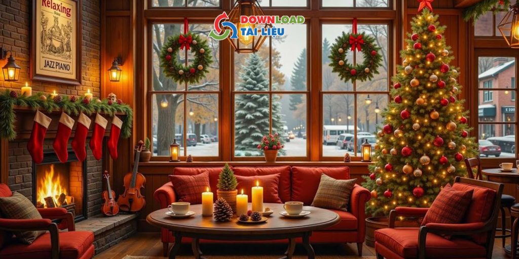 Mẫu background giáng sinh đẹp