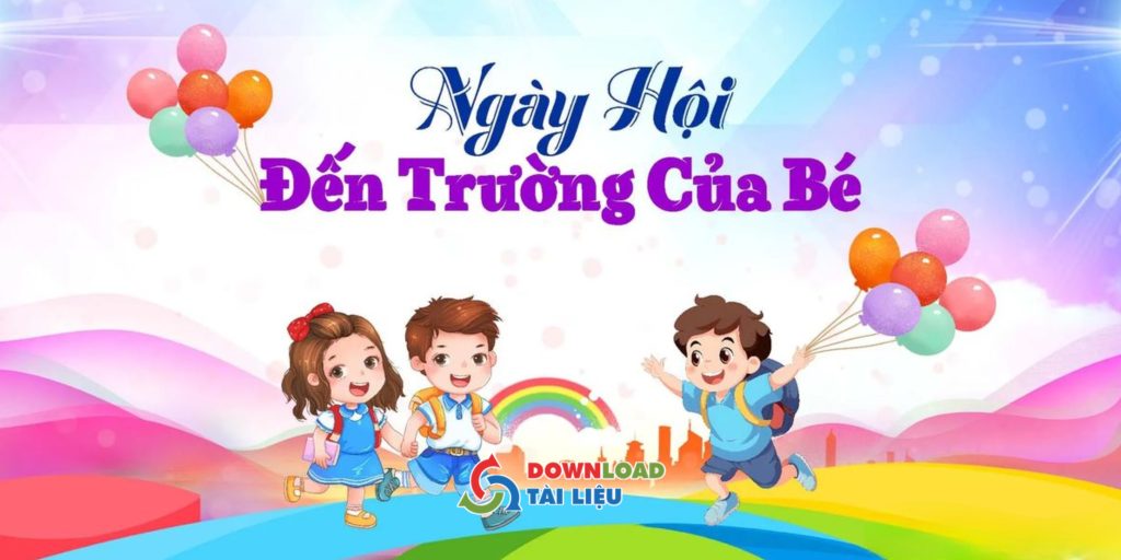 Mẫu thiết kế background mầm non