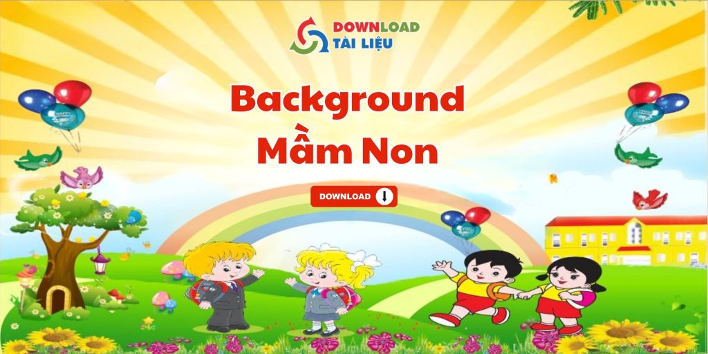 background mầm non