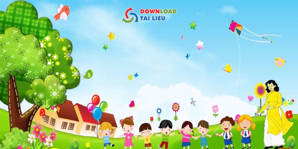 Mẫu background đẹp mầm non