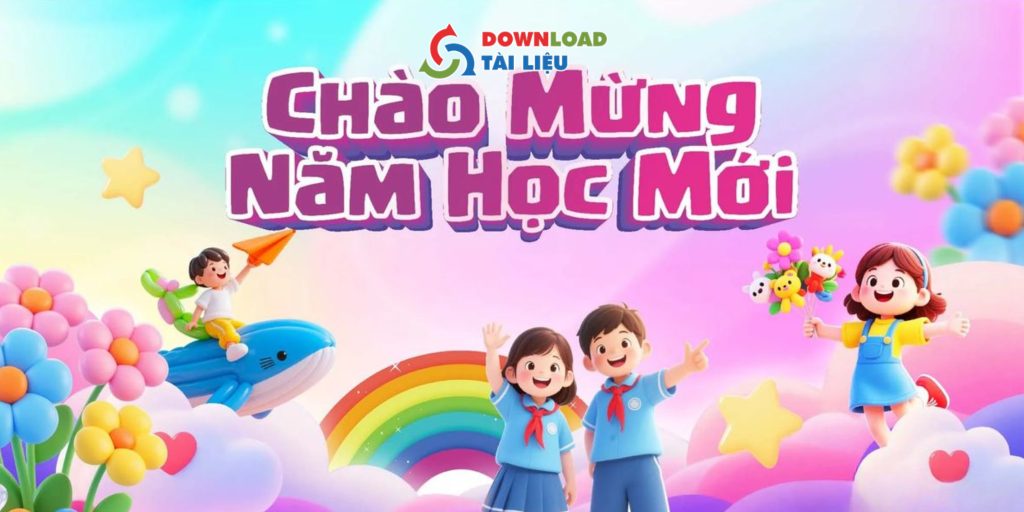 Mẫu background mầm non vector