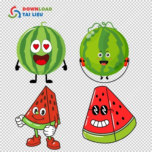 Tải 30+ Mẫu Dưa Hấu Vector Chất Lượng Cao Miễn Phí Mẫu vector hoa quả dễ thương