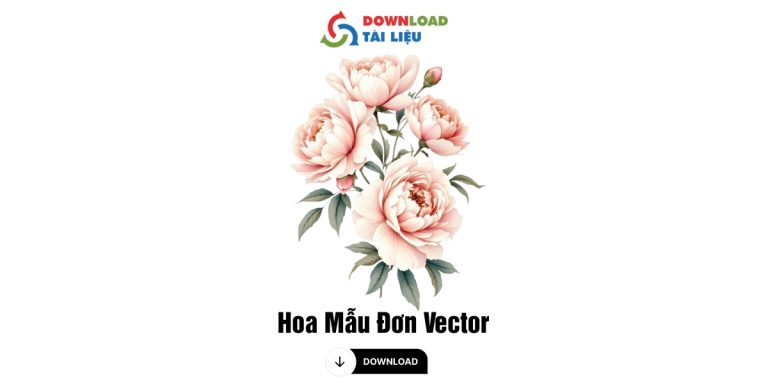 hoa mau don vector