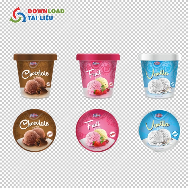 Mẫu sữa chua phong cách thực tế