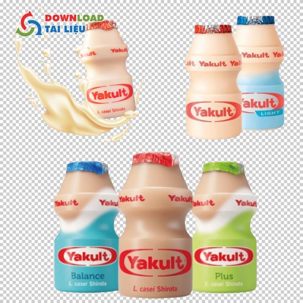 Mẫu vector sữa chua phong cách 3D 