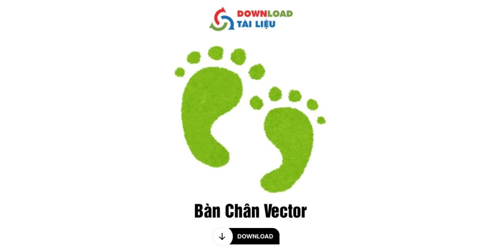 bàn chân vector