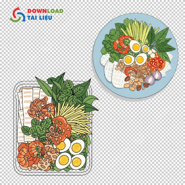Tải 35+ Mẫu Bánh Tráng Trộn Vector Đặc Sắc File PNG, JPG Mẫu bánh tráng trộn vector mang đậm hương vị Việt Nam