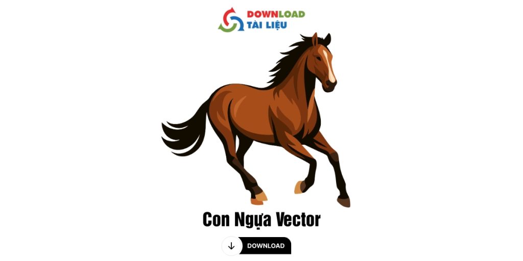 con ngựa vector