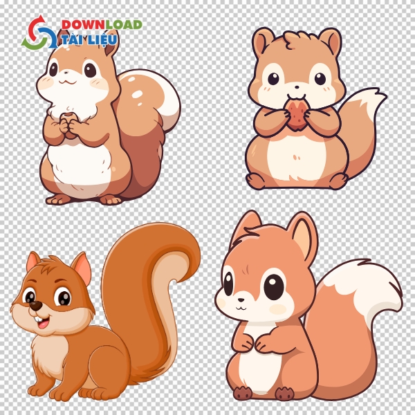 Tải 40+ Mẫu Con Sóc Vector Đẹp File PNG, JPG Miễn Phí Mẫu con sóc vector dáng ngồi dễ thương