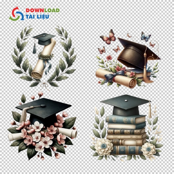 Tải 35+ Mẫu Mũ Tốt Nghiệp Vector File PNG, JPG Miễn Phí Mẫu mũ tốt nghiệp vector kèm cuộn bằng tốt nghiệp