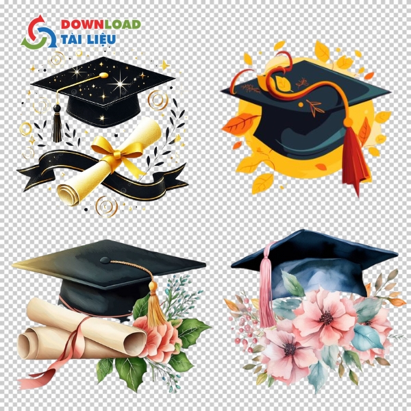 Tải 35+ Mẫu Mũ Tốt Nghiệp Vector File PNG, JPG Miễn Phí Mẫu hình minh họa mũ tốt nghiệp vector tươi sáng