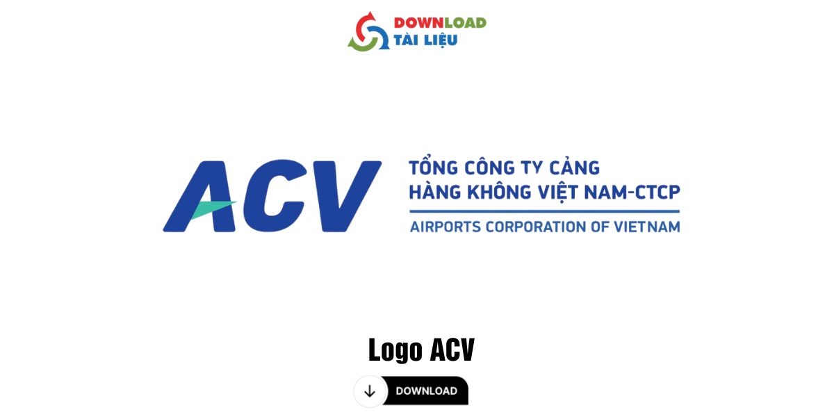 Tải Logo ACV Tổng Công Ty Cảng Hàng Không Việt Nam PNG