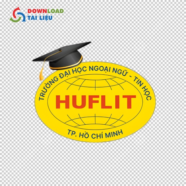logo huflit tách nền 