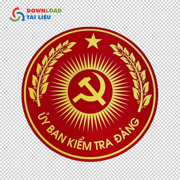 logo ủy ban kiểm tra đảng png 