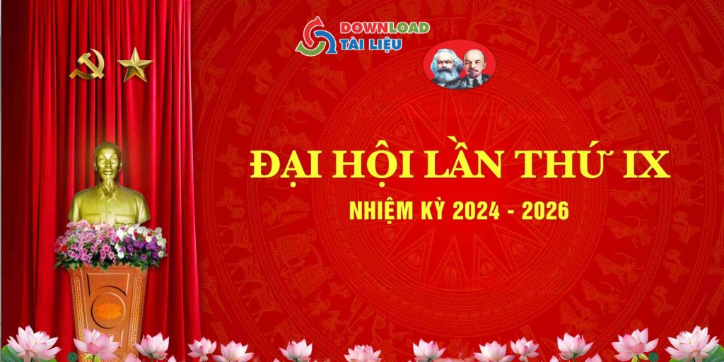 Tải 50+ Mẫu Background Đại Hội Đảng Đúng Chuẩn, Sang Trọng background powerpoint đại hội đảng