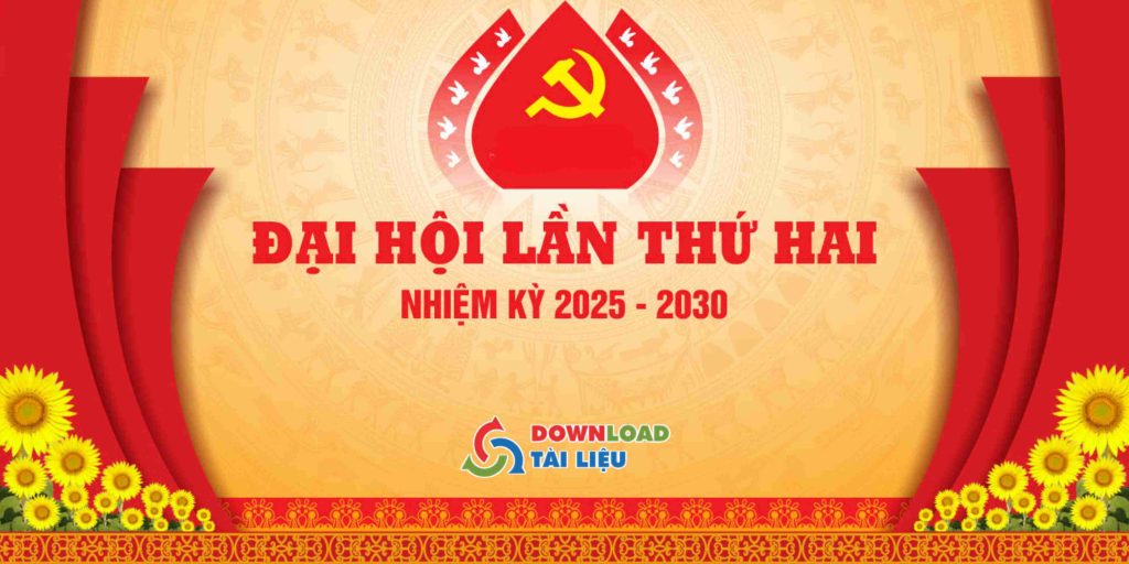 Tải 50+ Mẫu Background Đại Hội Đảng Đúng Chuẩn, Sang Trọng nền background đại hội đảng