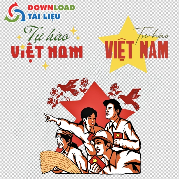 Mẫu giải phóng miền nam vector chuẩn in ấn khổ lớn