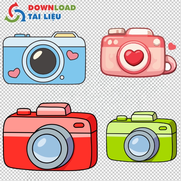 Mẫu file camera vector free chuẩn in ấn không dính quảng cáo