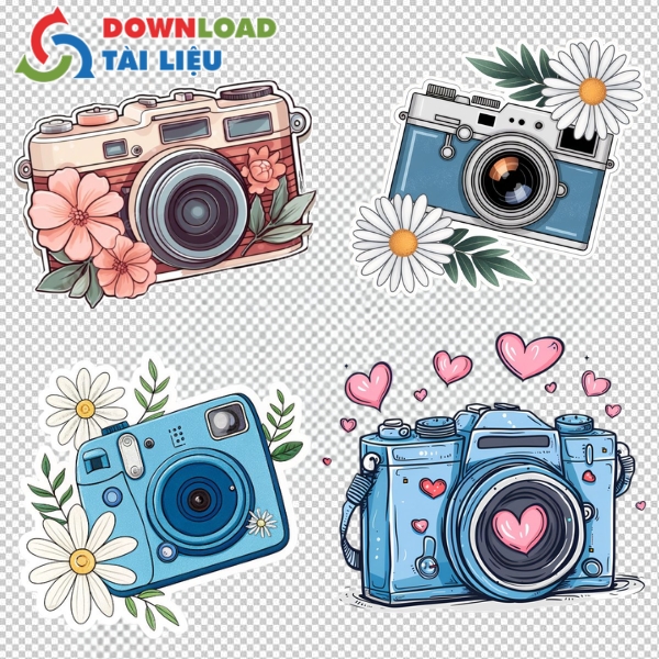 Mẫu camera icon png đa dạng phong cách thiết kế
