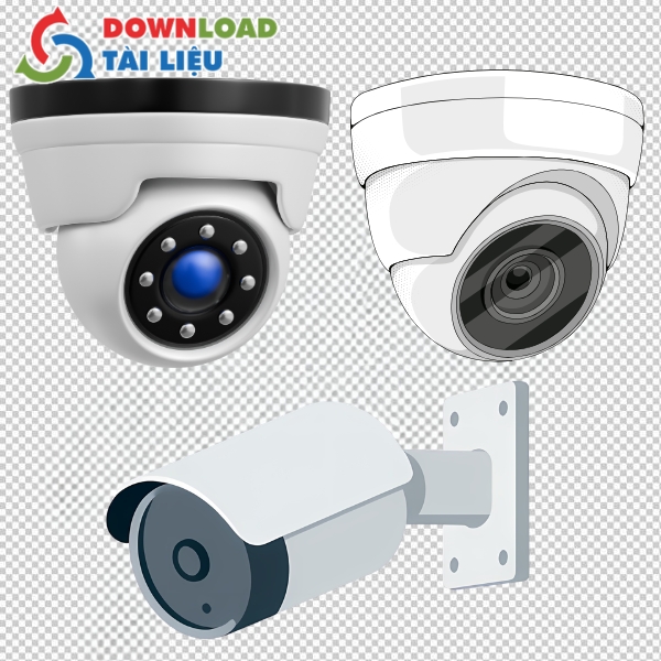 Mẫu camera vector và máy ảnh cctv chất lượng cao