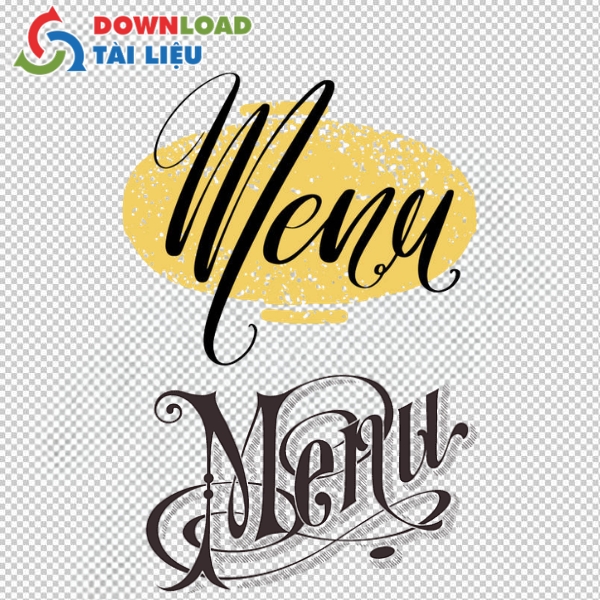 Mẫu menu vector free dùng cho thiết kế thực đơn chuyên nghiệp