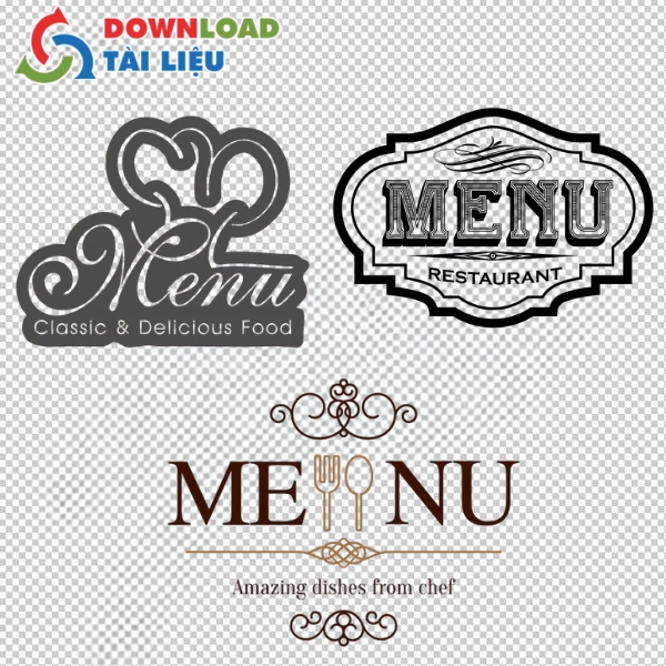 Mẫu Mẫu menu cafe vector phong cách vintage mộc mạc cổ điển
