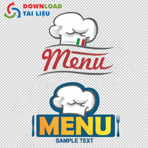 Mẫu menu vector dùng cho quán ăn vặt và quán nhậu hải sản