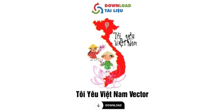 toi yeu Viet Nam vector
