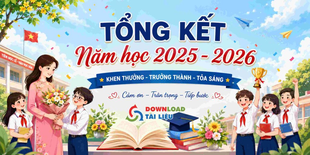 Tải 35+ Mẫu Background Tổng Kết Năm Học Đẹp, Ý Nghĩa