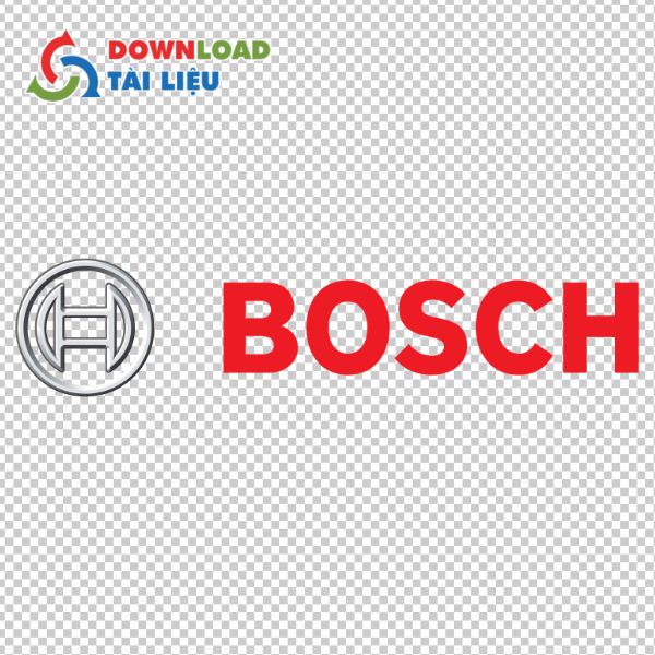 Mẫu Logo Bosch chính thức với thiết kế biểu tượng và tên thương hiệu Bosch