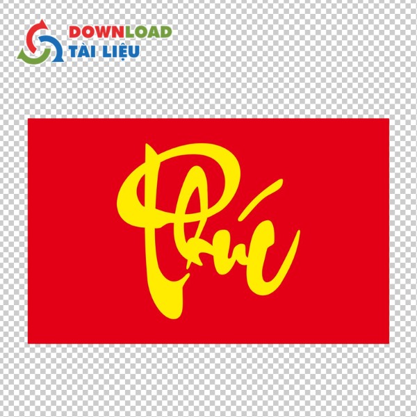 Mẫu chữ phúc thư pháp vector hán nôm mang nét đẹp cổ truyền
