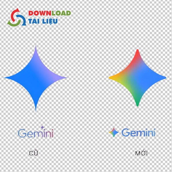 Mẫu logo gemini png sử dụng cho thumbnail youtube