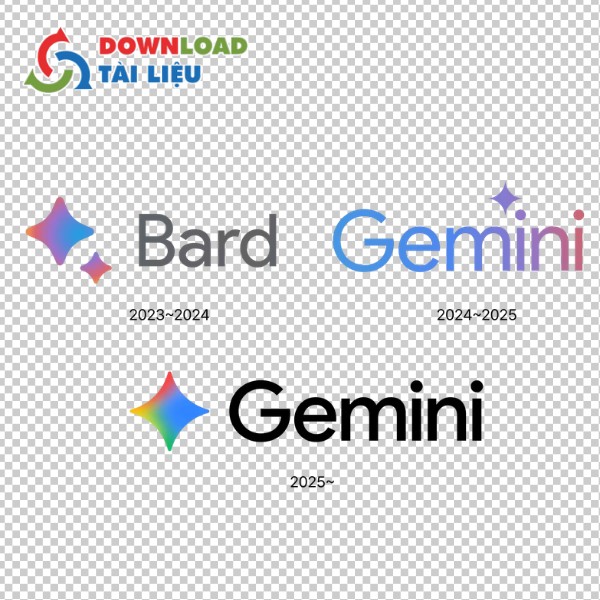 Mẫu logo google gemini png không nền full hd