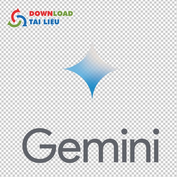 Mẫu gemini ai logo dùng cho social media