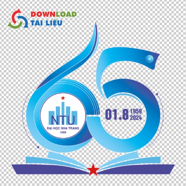 Mẫu logo Đại học Nha Trang file CorelDraw CDR chuẩn phục vụ in ấn quảng cáo