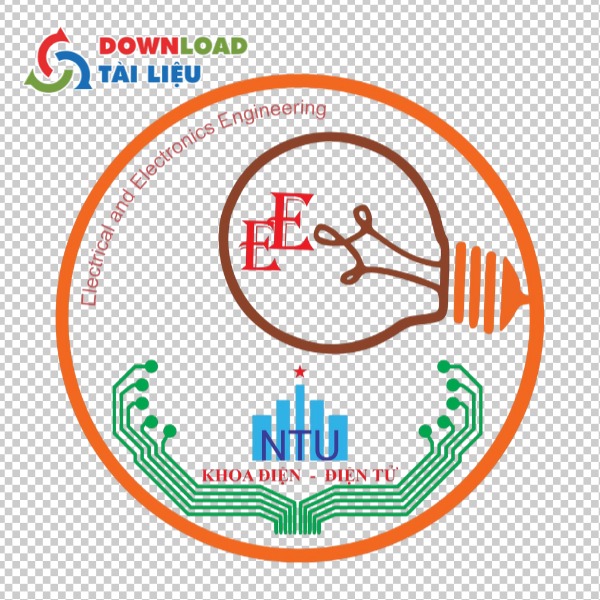 Mẫu logo Đại học Nha Trang khoa Điện-Điện tử định dạng SVG hiển thị sắc nét