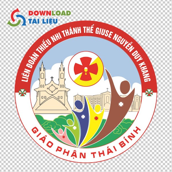 Mẫu logo thiếu nhi thánh thể png đẹp và sắc nét miễn phí