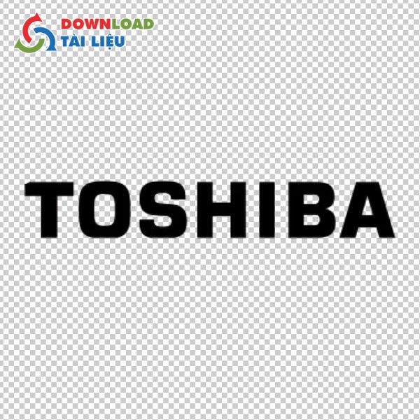 Mẫu logo toshiba vector thêu trên đồng phục nhân viên