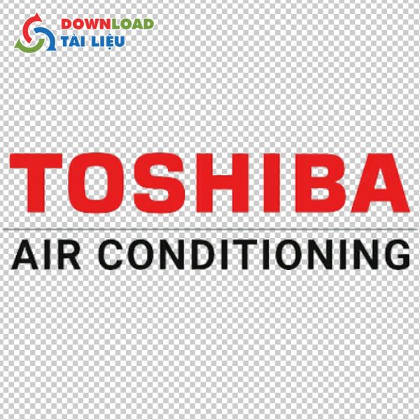 Mẫu logo Toshiba Air Conditioning vector