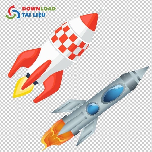 Mẫu bộ sưu tập icon tên lửa vector nhiều màu sắc