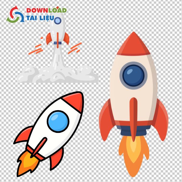 Mẫu bộ sưu tập tên lửa vector định dạng AI chuyên nghiệp