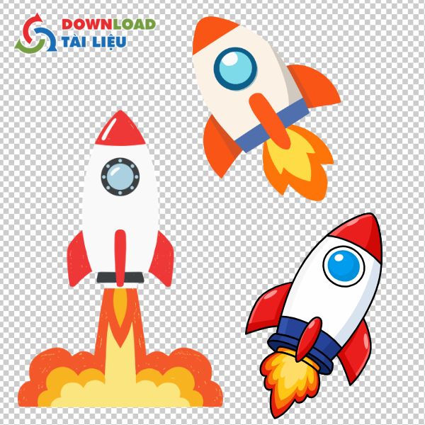 Mẫu icon tên lửa vector dùng cho giao diện trò chơi điện tử