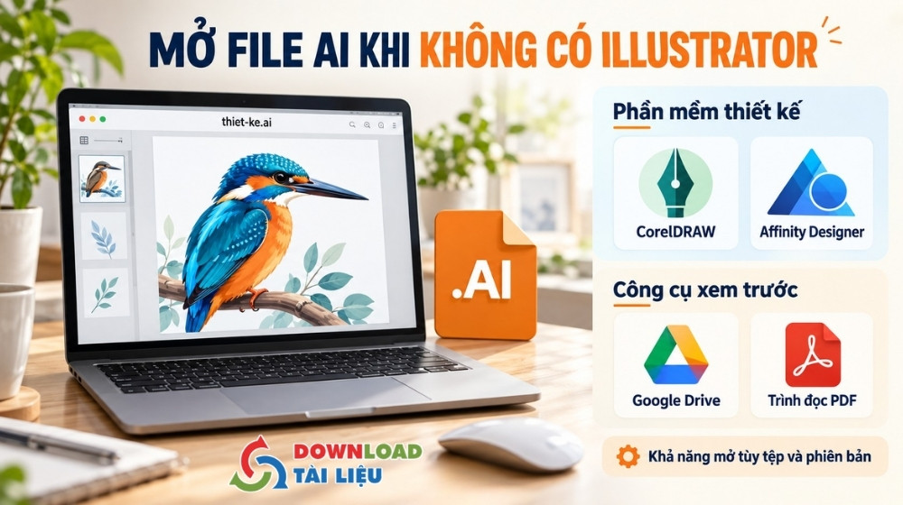 Mở file AI bằng phần mềm nào